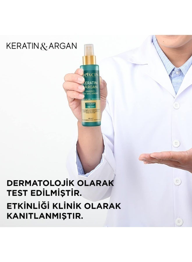 بيوكسين بلسم سائل للشعر بالكيراتين وزيت الأرغان 150 مل - Image 3